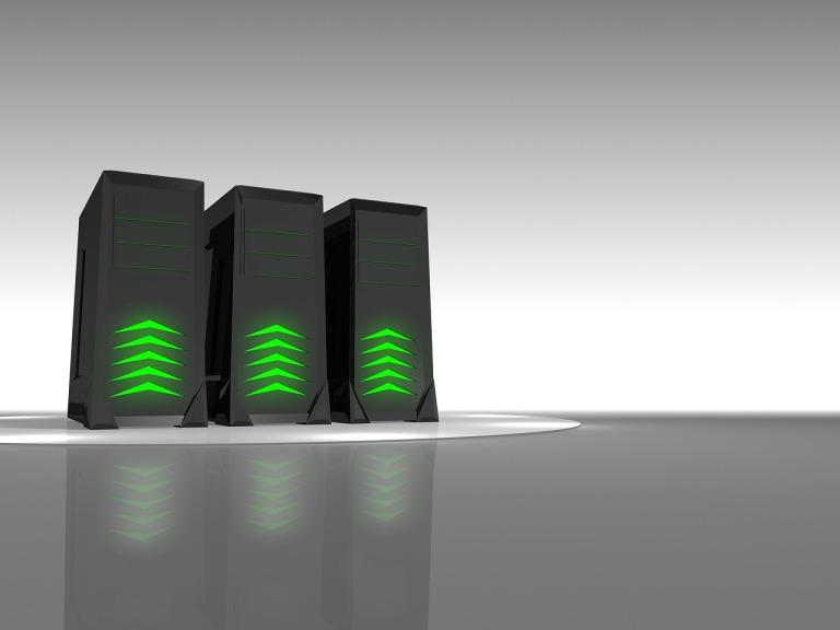 green data center server